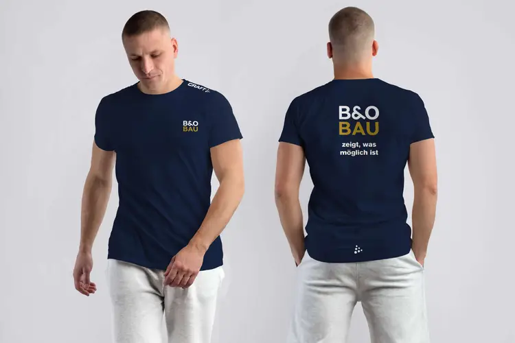 B & O Bau Textildruck T-Shirts
